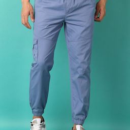 V-Mart Men Solid Cotton Cargos Trousers-image-65