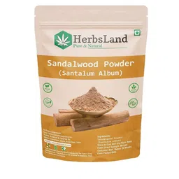 HerbsLand Sandalwood Powder Face Pack For Brightening - 100 g-8