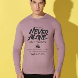 WOOSTRO Men Typography Printed Slim Fit T-shirt-image-77
