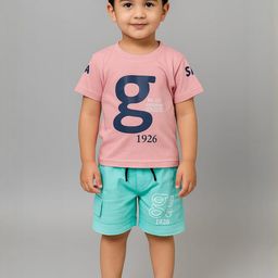 Covetus Unisex Peach Clothing Set-image-65