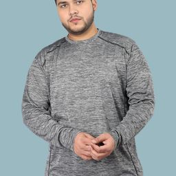 Sztori Men Self Design Round Neck Slim Fit T-shirt-picture-30