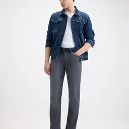 Pepe Jeans Men Straight Fit Mid-Rise Light Fade Stretchable Jeans-image-46