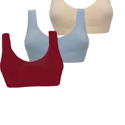BRAAFEE Girls Beginners Non Padded Full Coverage Cotton Bra-88