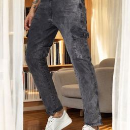 PLUS 91 Men Regular Fit High-Rise Cargos-image-88