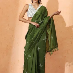 Jaipur Kurti Floral Saree-picture-40