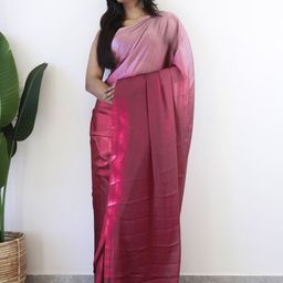 Anouk Rustic Ombre Poly Georgette Saree image 3