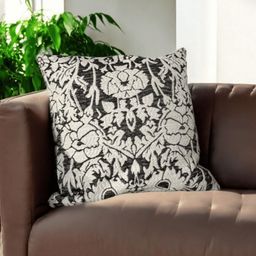 LUSHLYF White & Black Set of 5 Quirky Square Cushion Covers-11