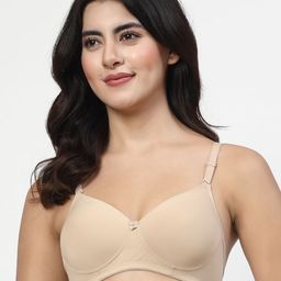 LILY dapyklis Full Coverage Lightly Padded Non-Wired Back Closure T-shirt Bra image 5