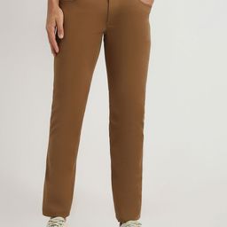 ColorPlus Men Mid-Rise Cotton Trousers-picture-8