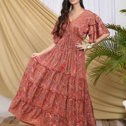 Boholyfe Elara Scarlet Muse Tiered Maxi Dress-picture-13
