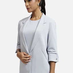OFFICE & YOU Notched Lapel Collar Tailored Jacket With Cufflink image 5