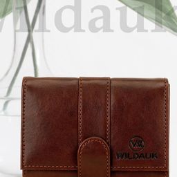 WILDAUK Women Brand Logo Textured PU Envelope-image-49