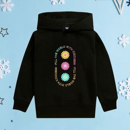 NUSYL Girls Printed Hooded Sweatshirt-picture-23
