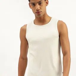 United Colors of Benetton RibbedRound Neck Basic Innerwear Vest-picture-18