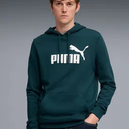 Puma Essentials No. 1 Logo Men's Cotton Rubber Print Hoodie-picture-33
