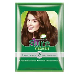 Prem Dulhan Sure Naturals Hair Color With Henna - 500 g - Brown-42