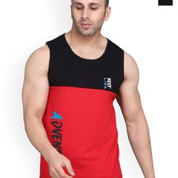 SLOWLORIS Men Pack Of 2 Printed Gym Vest-picture-19