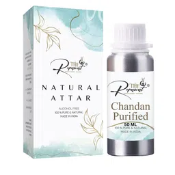 THE RUPAWAT Perfumery House Chandan Purified Natural Alcohol Free Attar - 50 ml-image-20