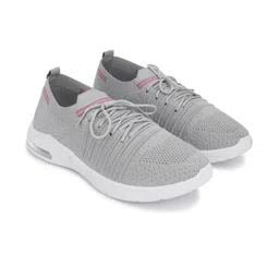 Ango Women Grey Mesh Casual Shoes-picture-58