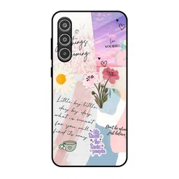 QRIOH Floral Printed Samsung Galaxy A36 5G Back Case-picture-12