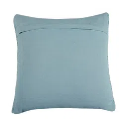 SASHAA WORLD Blue & White Striped Square Cotton Cushion Covers-picture-51