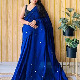 Anouk Women Embellished Pure Cotton Saree-picture-20