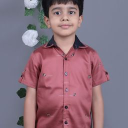 Little Llama Boys Comfort Opaque Casual Shirt-image-96