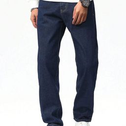 THE BEETEL HOUSE Men Baggy Fit Mid-Rise Stretchable Jeans-image-100