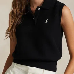 Polo Ralph Lauren Women Shirt Collar Sweater Vest-picture-35