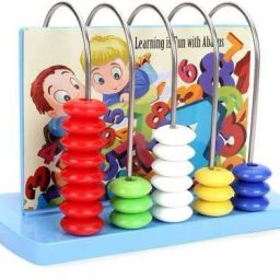 Educational Abacus Junior for Kids to Learn to Count, add & Subtract with Colourful Beads-24
