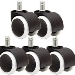 New Imported Castor Pin Type Revolving Chair Wheel | 5PCS Appliance Furniture Caster-image-57
