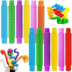 Pop Tube Fidget Toy Learning Pipe Stress Anxiety Relief Sensory Bendable Toy-image-7