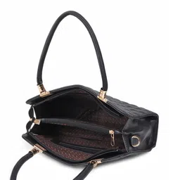 AMYENCE Textured Structured Handheld Bag With Quilted image 3