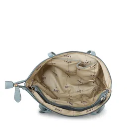 Lavie Green Textured Structured Handheld Bag with Quilted image 5