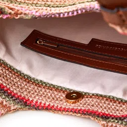 Accessorize Textured Structured Shoulder Bag image 5
