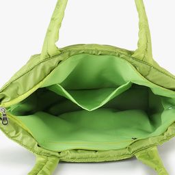 Anekaant Checked Structured Tote Bag With Quilted image 5