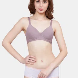 PLUMBURY Rapid-Dry Medium Coverage Lightly Padded Bra With All Day Comfort image 2
