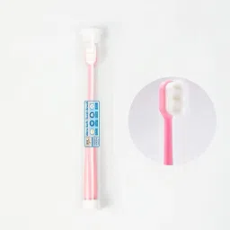 Micro Nano Bristles Toothbrush For 3-16 Years Kids (Pink) Extra Soft Toothbrush-image-43