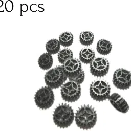 yellow tommy Technic Series 20 Tooth Gear 32269 Compatible with all Building Blocks, 20 Pcs image 3
