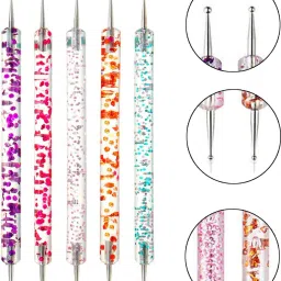 5 pcs Dotting Pen Marbleizing Tool 2-Way Nail Art-16