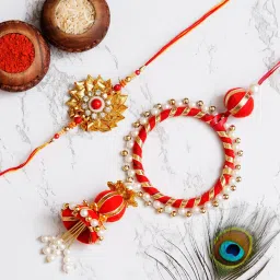 Bhaiya Bhabhi 2021 Ecraft-FKSB-Design 3 Assorted Chawal Roli Pack Set-34
