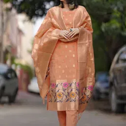 ATOXIC Women Ethnic Motifs Regular Kurta with Trousers & With Dupatta-picture-49