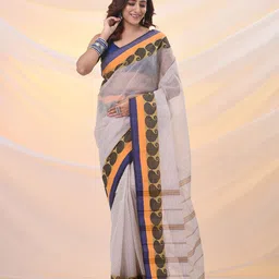Arhi Woven Design Zari Pure Cotton Taant Saree-picture-1