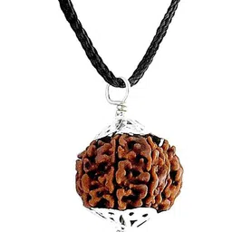 RAVIOUR LIFESTYLE Circular Rudraksh Pendant-image-12