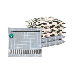 Aura Grey Set of 6 Regular Drawer Organiser Organisers-38