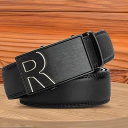 WINSOME DEAL Men Solid Slider Buckle Closure Belt-picture-40