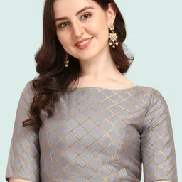 Moda Rapido Woven Design Saree Blouse-15
