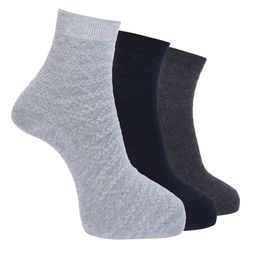 Dollar Men Pack of 3 Free Size Ankle Length Cotton Socks-image-53