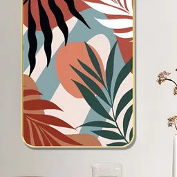 SAF Unisex Wood Floral and Botanical Wall Paintings-image-70