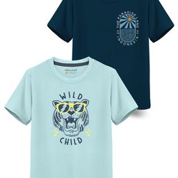 HELLCAT Boys Typography 2 Printed T-shirt-33
